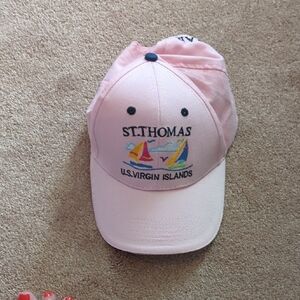 Pink St. Thomas U.S. Virgin Islands Cap New Sale